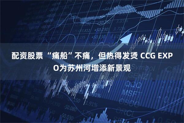 配资股票 “痛船”不痛，但热得发烫 CCG EXPO为苏州河增添新景观